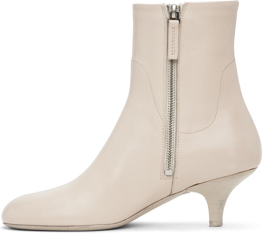 Marsèll Off-White Tronchetto Boots - Picture 2