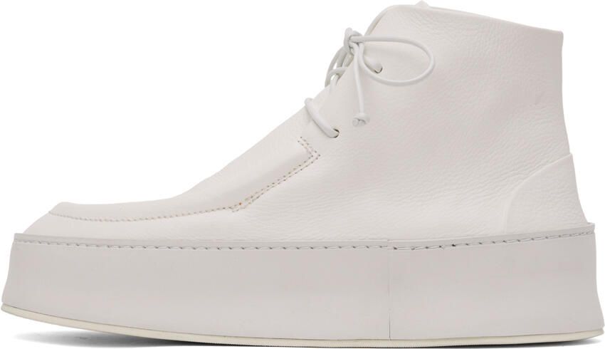 Marsèll White Cassapana Boots - Picture 3