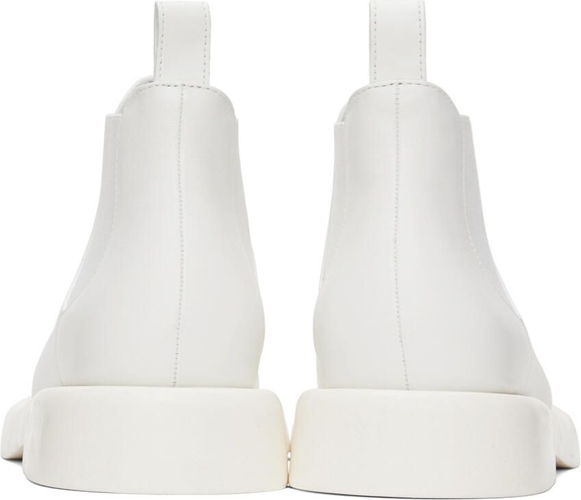 Marsèll White Gomme Gommello Chelsea Boots