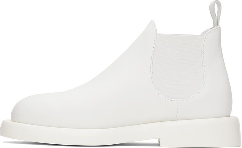 Marsèll White Gomme Gommello Chelsea Boots - Picture 3