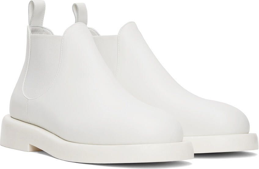 Marsèll White Gomme Gommello Chelsea Boots - Picture 2