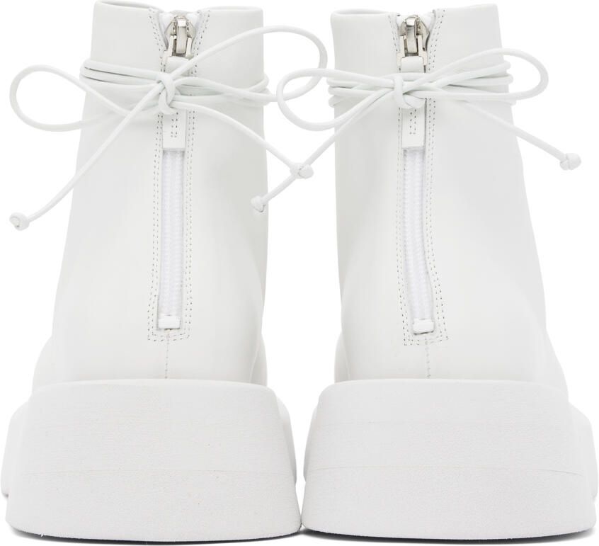Marsèll White Gomme Gommellone Boots