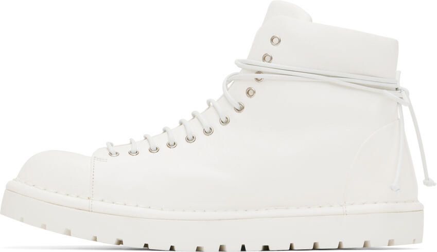 Marsèll White Gomme Pallottola Lace-Up Boots - Picture 3