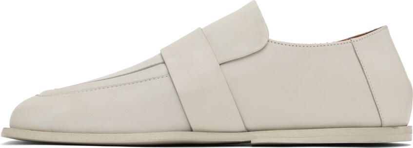 Marsèll White Spatola Loafers - Picture 4