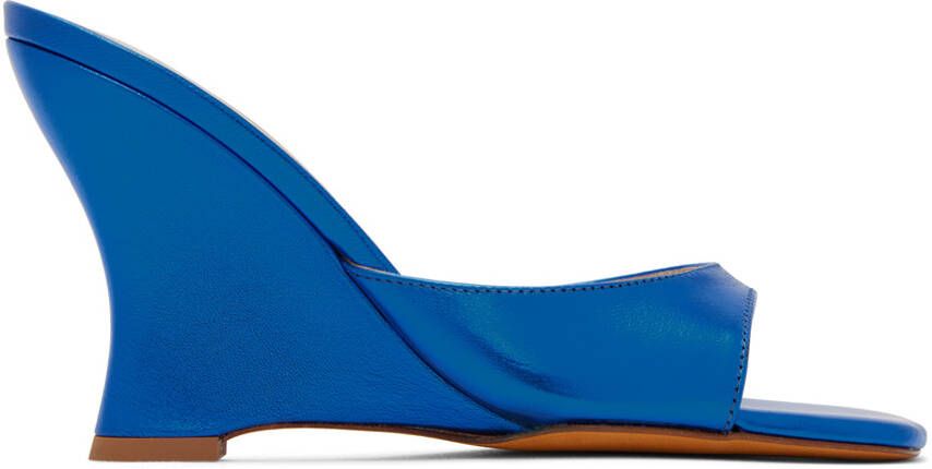 Maryam Nassir Zadeh Blue Lido Heeled Sandals