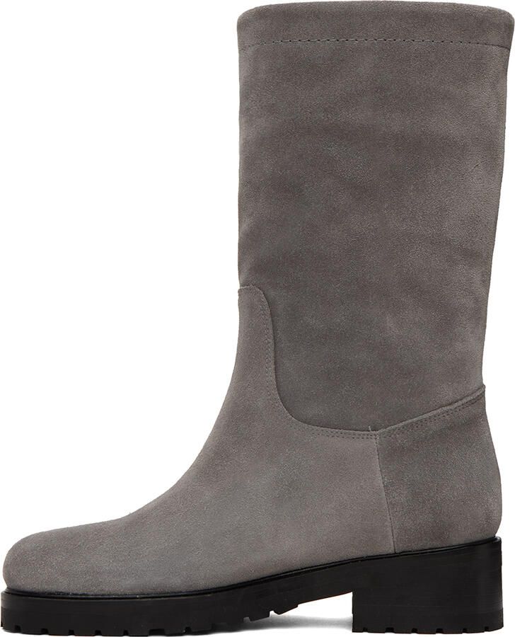 Maryam Nassir Zadeh Gray Belmont Boots