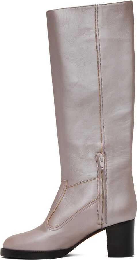 Maryam Nassir Zadeh Purple Norfolk Boots - Picture 1