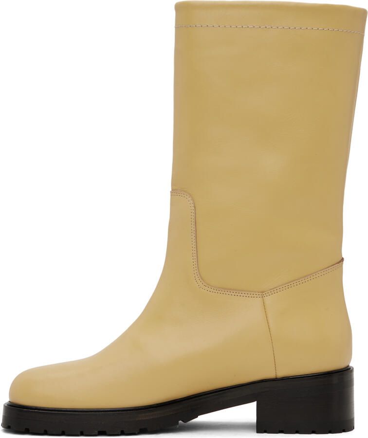 Maryam Nassir Zadeh Yellow Belmont Boots