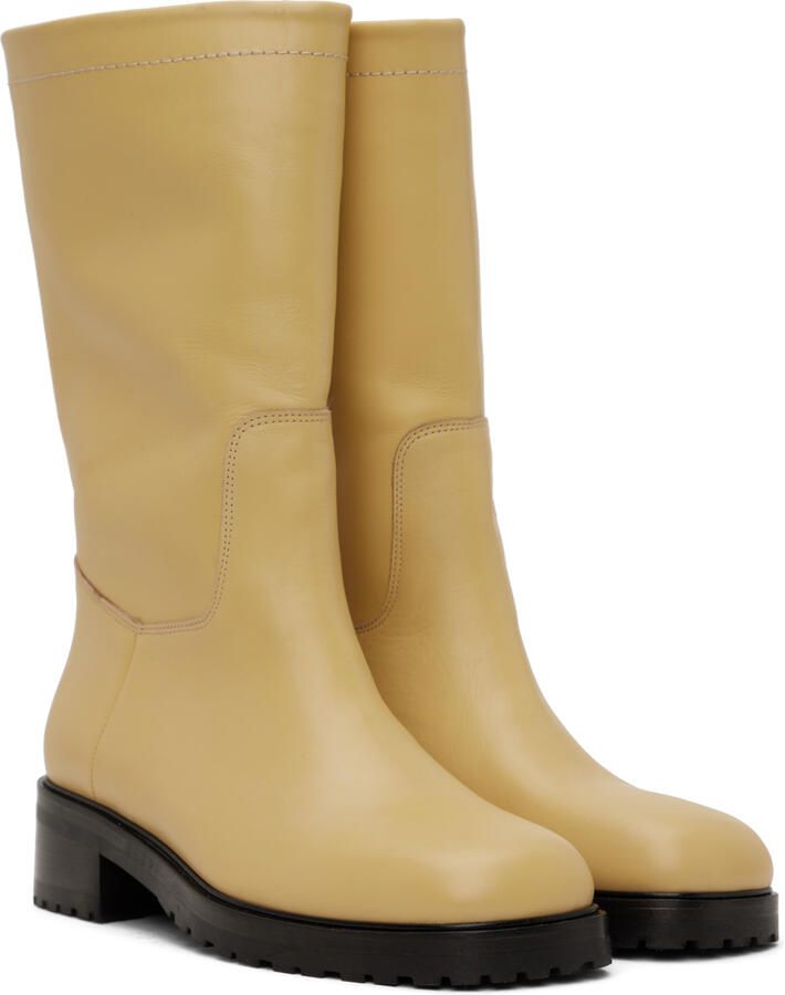 Maryam Nassir Zadeh Yellow Belmont Boots - Picture 3