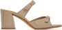 Maryam Nassir Zadeh SSENSE Exclusive Beige Una Heeled Sandals - Thumbnail 1