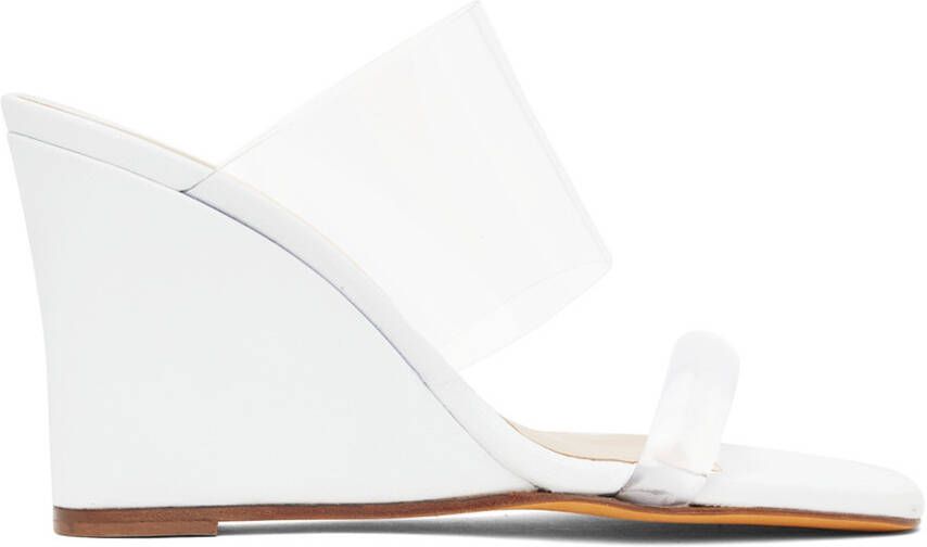 Maryam Nassir Zadeh White Olympia Heeled Sandals