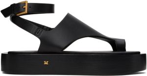 Max Mara Black Deauville Sandals