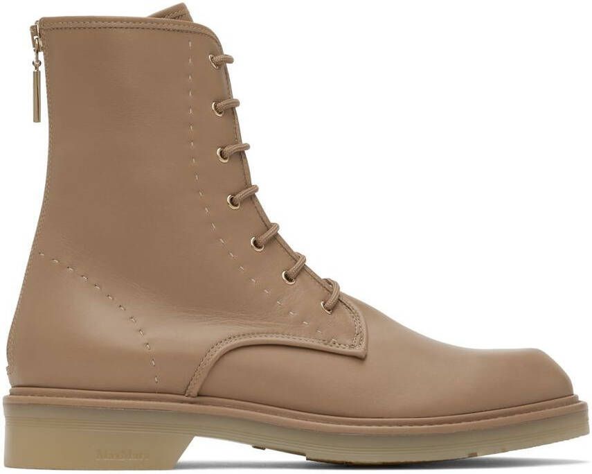 Max Mara Brown Bethv Ankle Boots