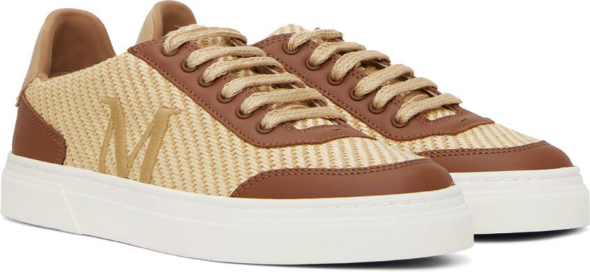 Max Mara Beige & Brown Taba Sneakers - Picture 2