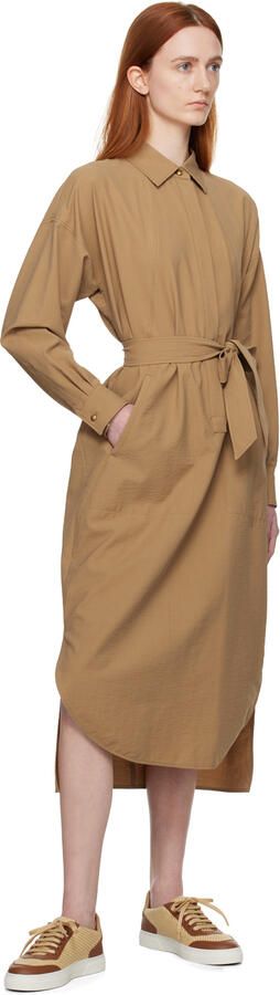 Max Mara Beige & Brown Taba Sneakers - Picture 4