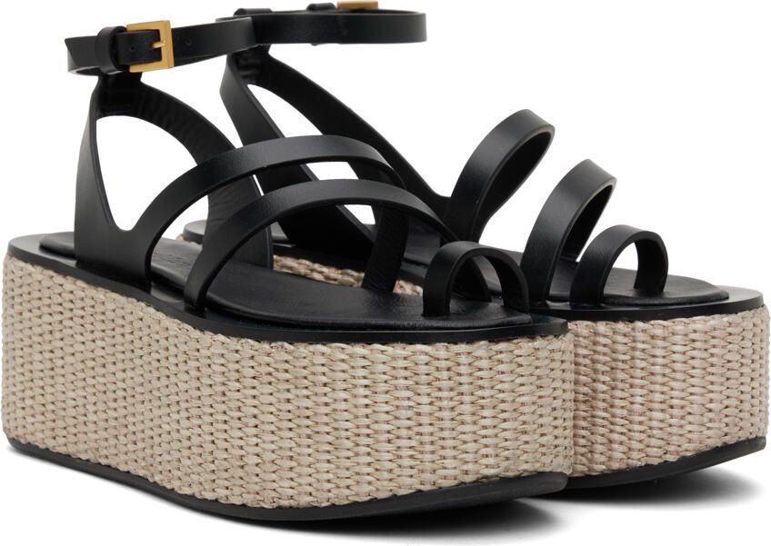 Max Mara Black Biarritz Sandals - Picture 2