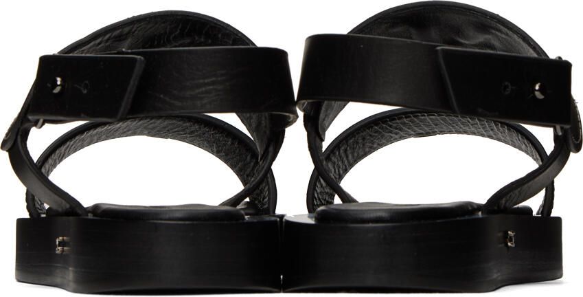 Max Mara Black Diana Sandals