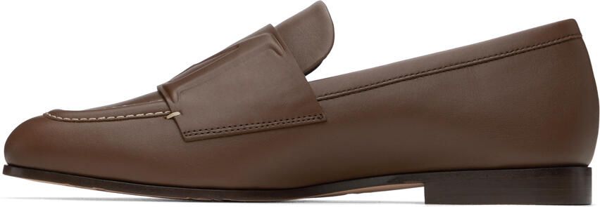 Max Mara Brown Lize Loafers - Picture 3