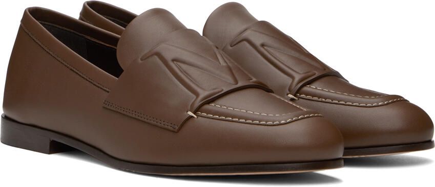 Max Mara Brown Lize Loafers - Picture 2