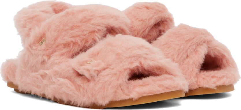 Max Mara Pink Teddy Sandals - Picture 2