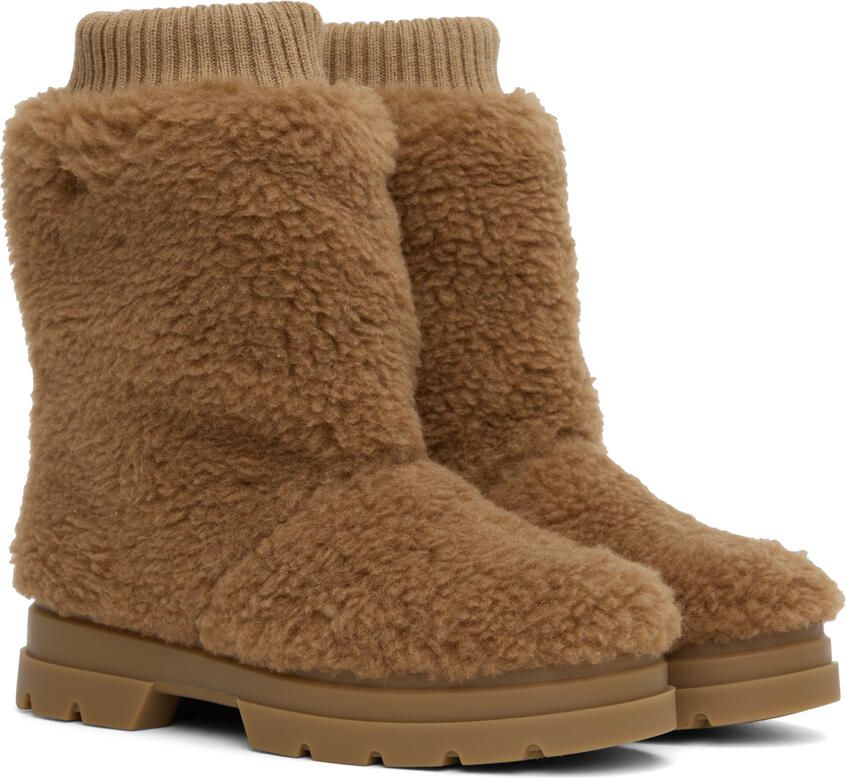 Max Mara Tan Ctanith Boots - Picture 2