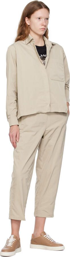 Max Mara Tan Damier Sneakers - Picture 4