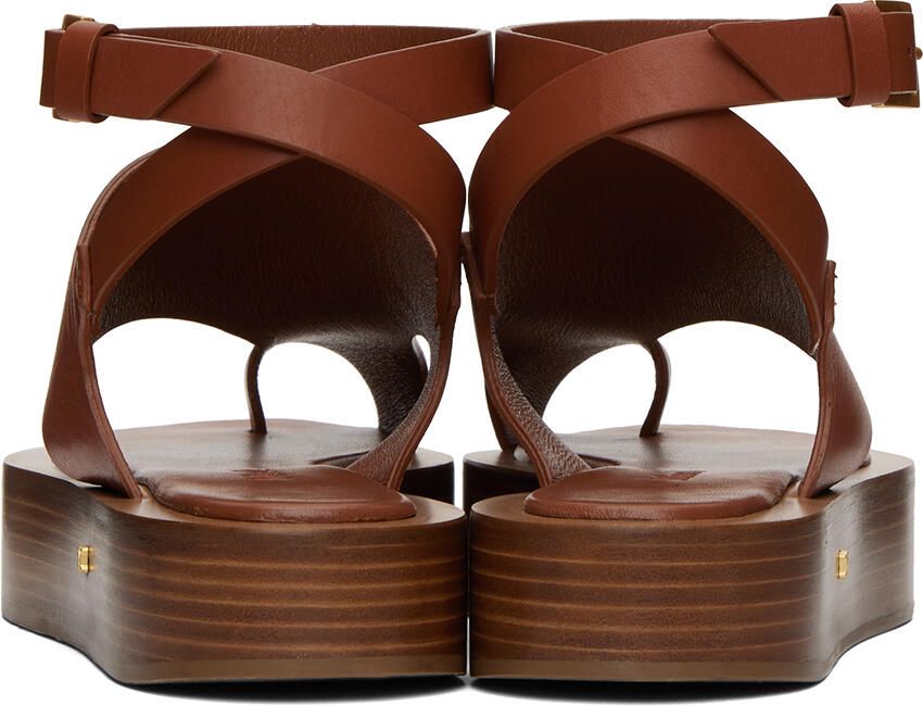 Max Mara Tan Deauville Sandals