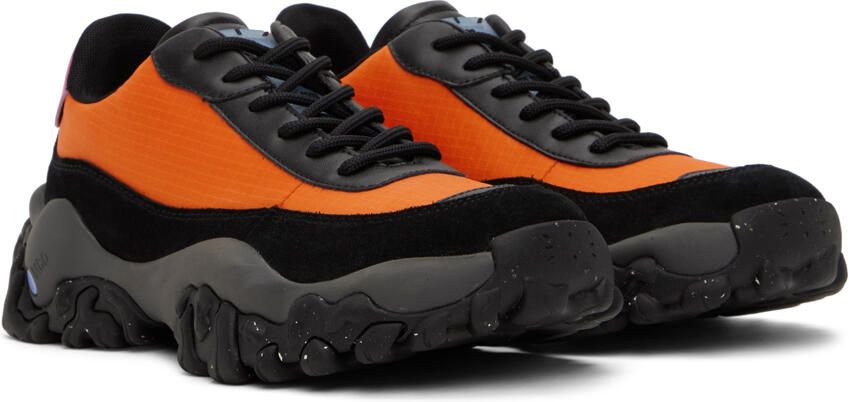 MCQ Black & Orange L11 Crimp Sneakers - Picture 2
