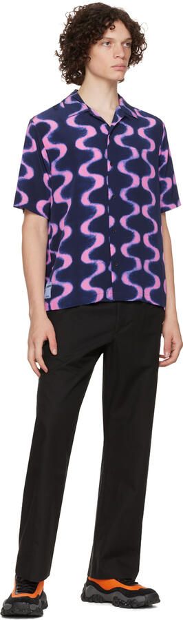 MCQ Black & Orange L11 Crimp Sneakers - Picture 4