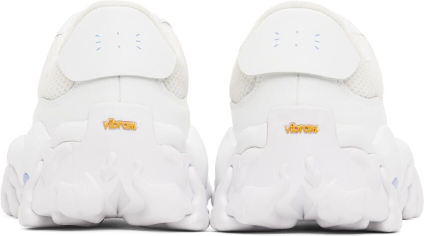 MCQ White Crimp Sneakers