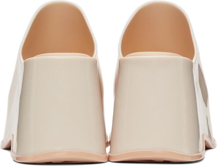 Melissa Beige Patty Heeled Sandals