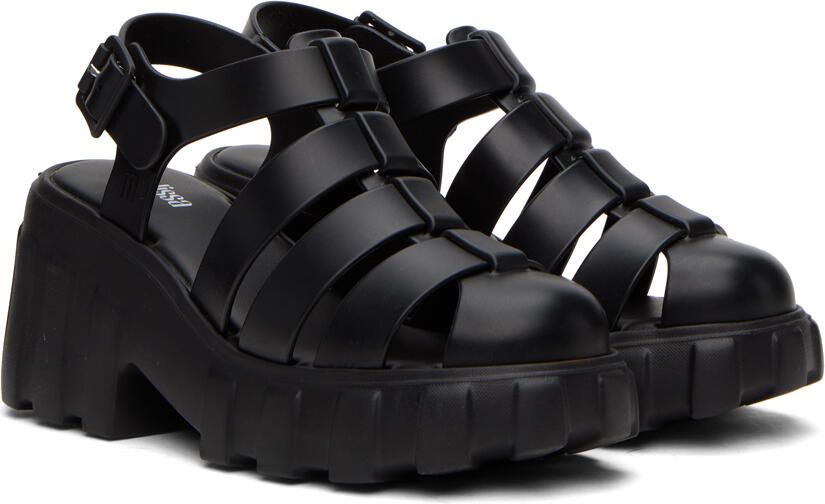 Melissa Black Megan Heeled Sandals - Picture 2