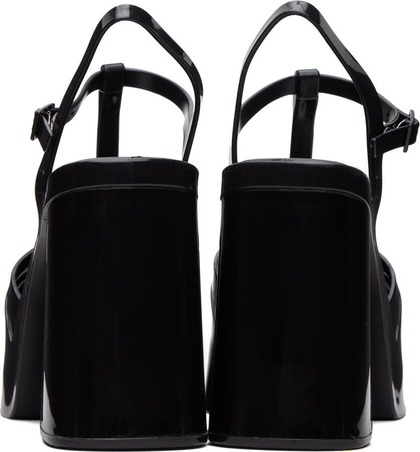 Melissa Black Party Heeled Sandals