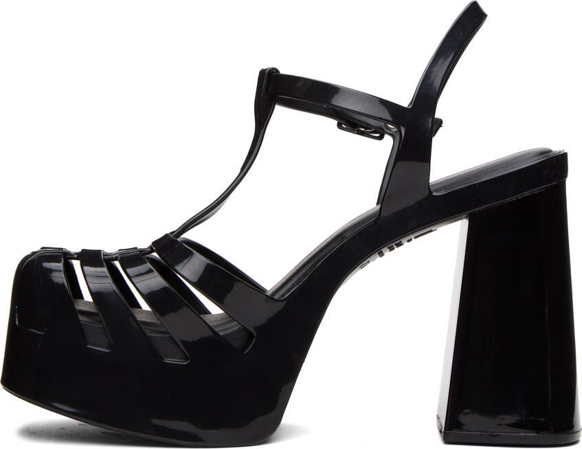 Melissa Black Party Heeled Sandals - Picture 3