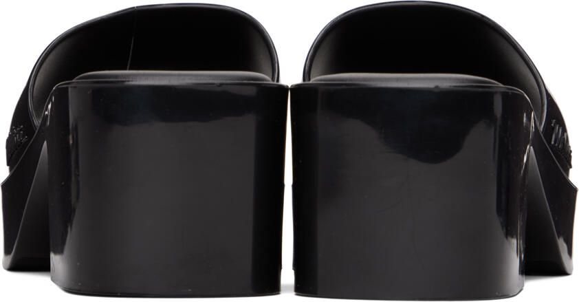 Melissa Black Shape Mules