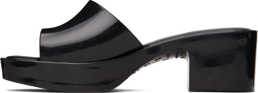 Melissa Black Shape Mules - Picture 3
