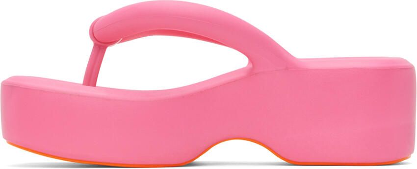 Melissa Pink Free Platform Sandals - Picture 3