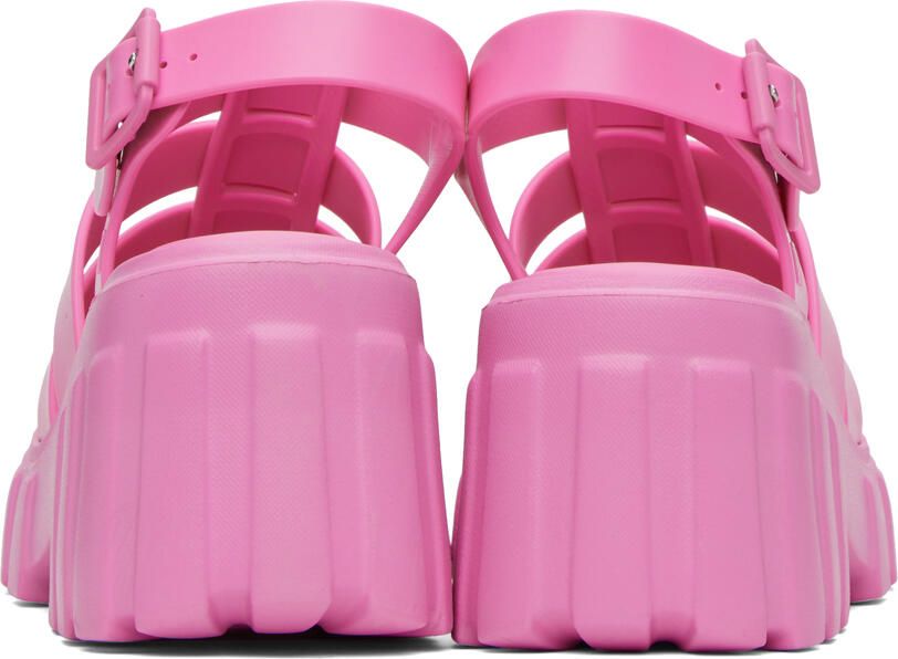 Melissa Pink Megan Platform Heeled Sandals