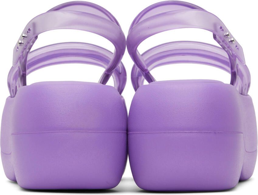 Melissa Purple Airbubble Platform Sandals - Picture 5