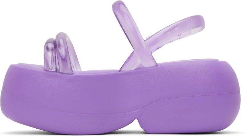 Melissa Purple Airbubble Platform Sandals - Picture 3