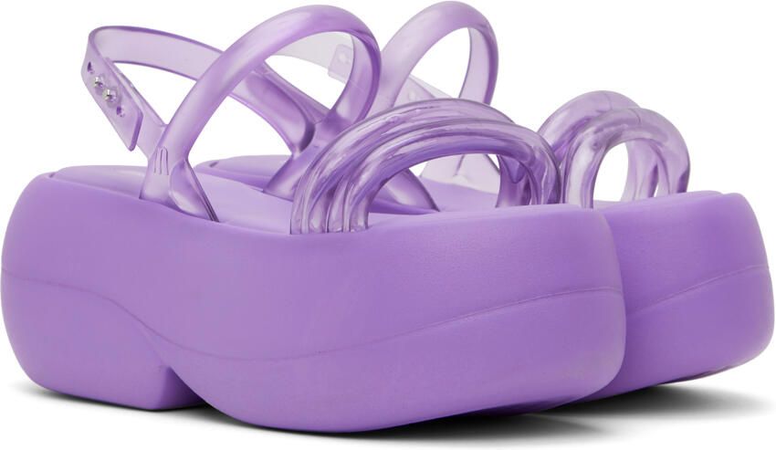 Melissa Purple Airbubble Platform Sandals - Picture 2