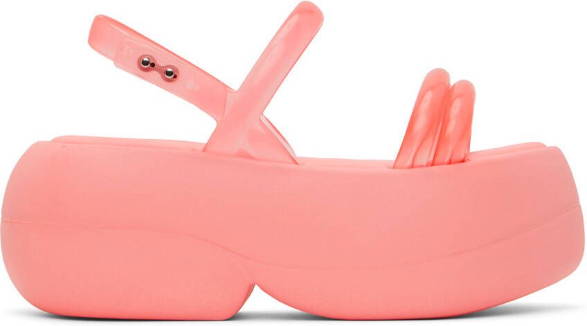 Melissa Pink Airbubble Platform Sandals