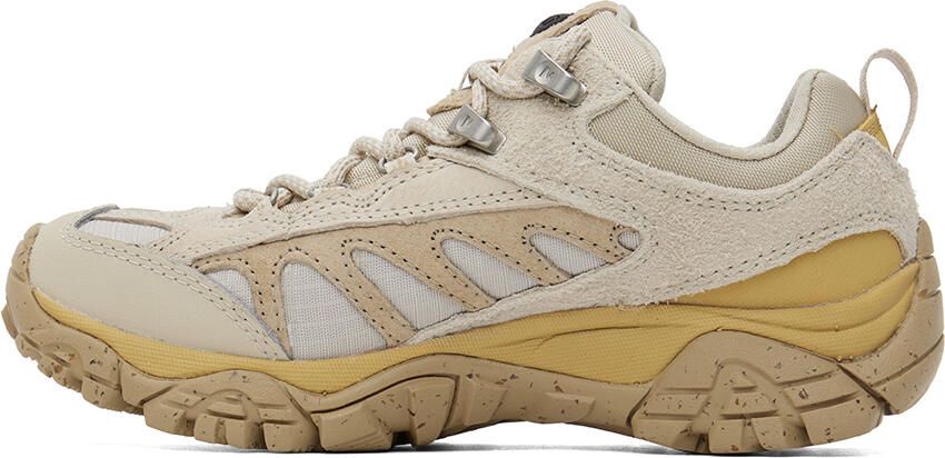 Merrell 1TRL Off-White & Yellow Moab Mesa Luxe Sneakers - Picture 3