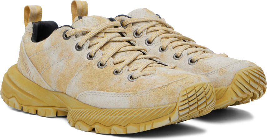 Merrell 1TRL Off-White & Yellow MQM Ace FP Sneakers - Picture 2