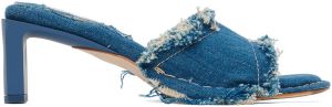 Miista Blue Marguerite Heeled Sandals