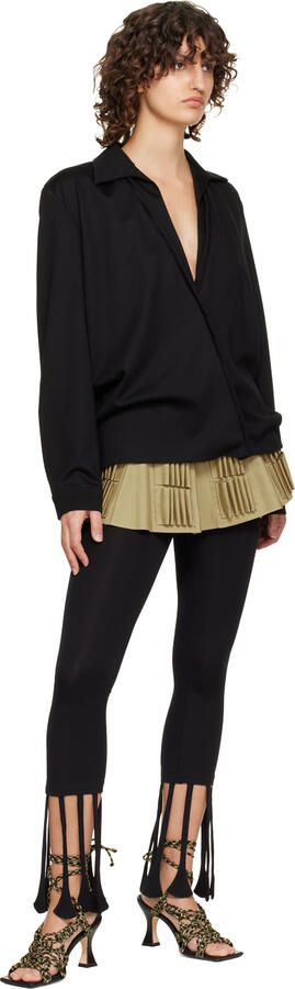 Miista Black & Yellow Stephanie Heeled Sandals - Picture 4