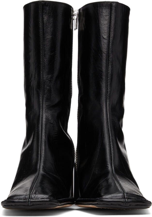 Miista Black Anitha Anguilla Ankle Boots - Picture 2