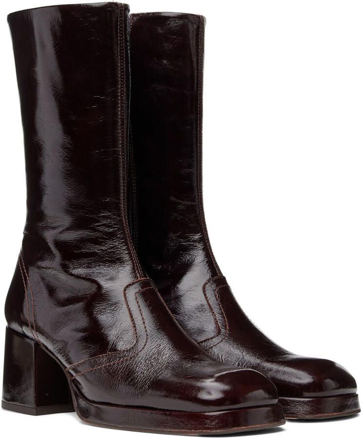 Miista Brown Cass Boots - Picture 2