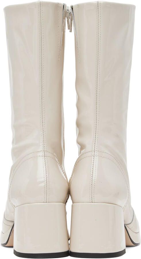 Miista Off-White Cass Boots - Picture 3