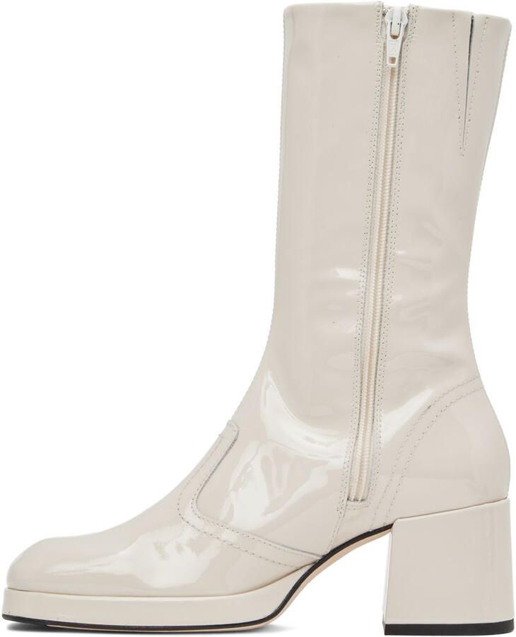 Miista Off-White Cass Boots - Picture 2